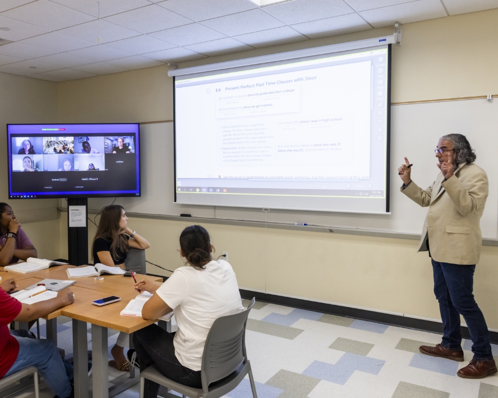Register for Fall 2025 4 Flexible class option. Hybrid class.