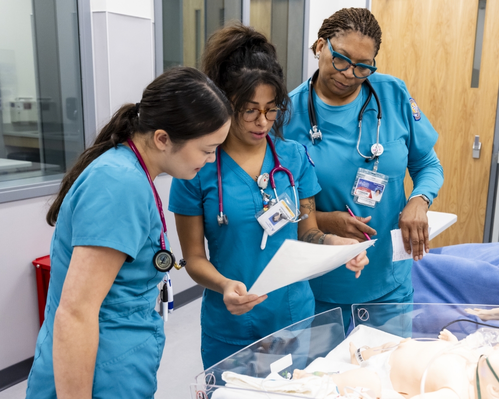 ACC Nursing students in class